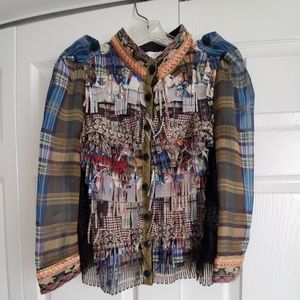 Byron Lars Shredded Top